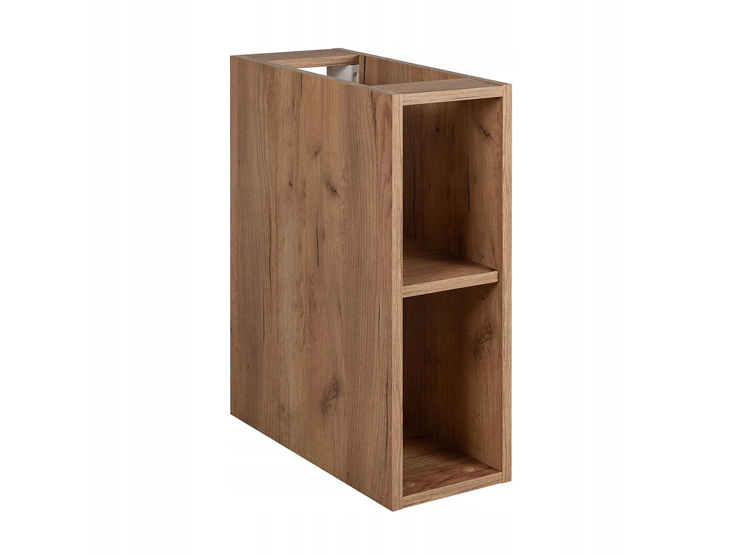 Mobile sottolavabo 160cm - Scanalato Rovere - con piano & mensola – RODAN