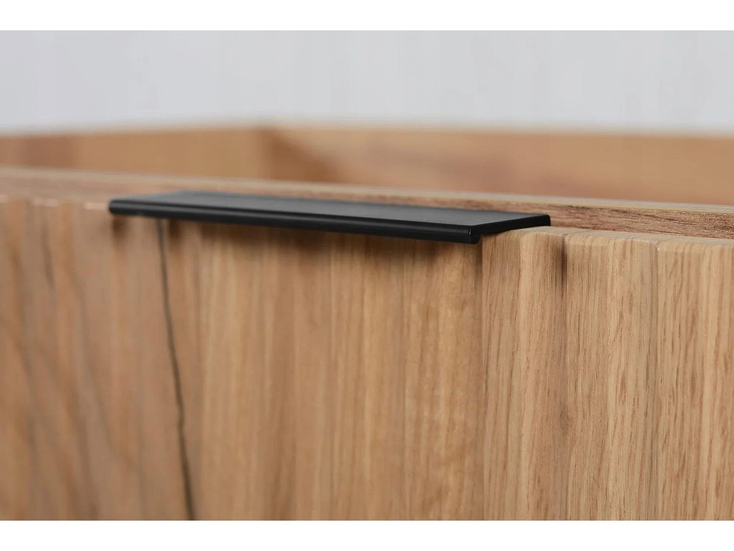 Mobile sottolavabo 160cm - Scanalato Rovere - con piano & mensola – RODAN