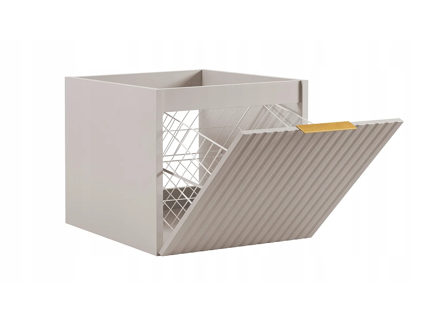 Meuble sous vasque 160cm - avec plan & panier à linge - Cachemire Mat – RODAN