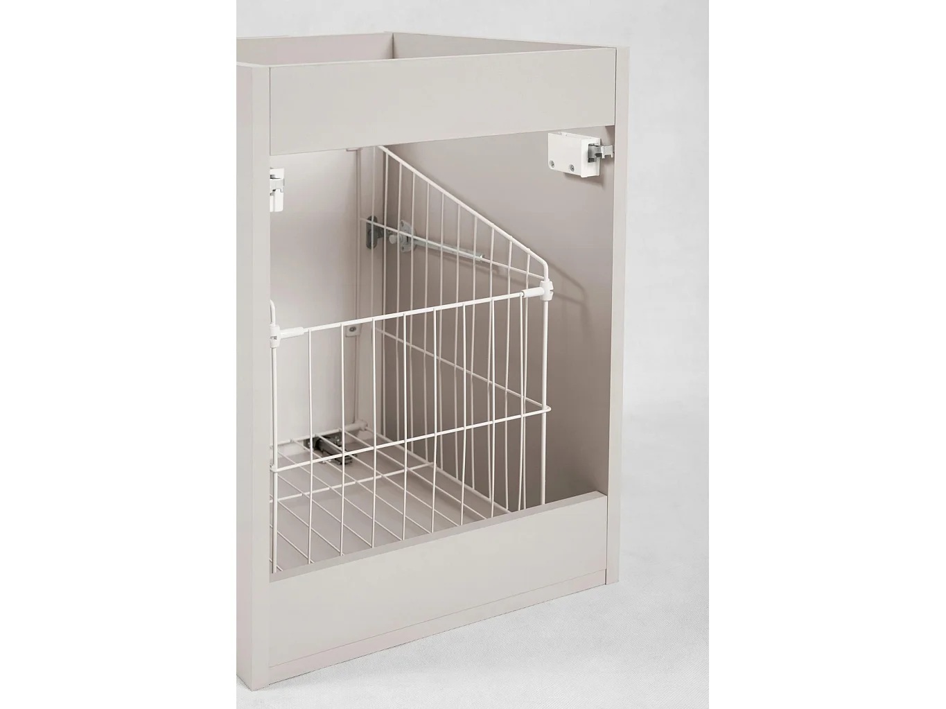 Meuble sous vasque 160cm - avec plan & panier à linge - Cachemire Mat – RODAN