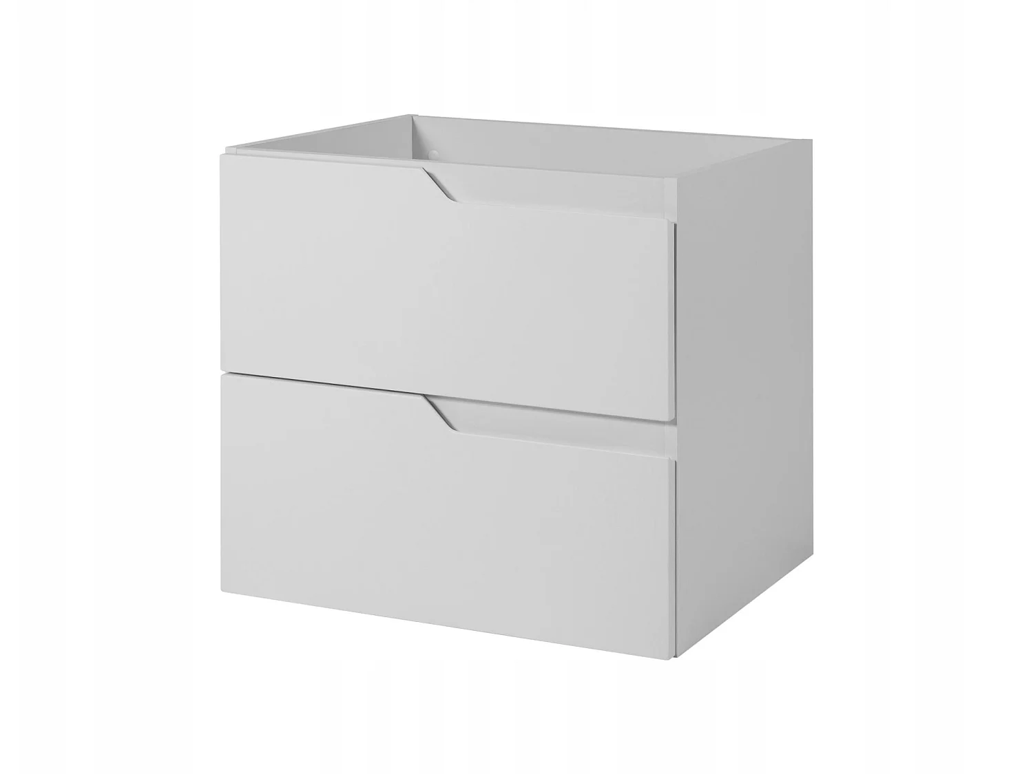 Meuble sous vasque 100cm - avec plan & panier à linge - Blanc Mat – RODAN