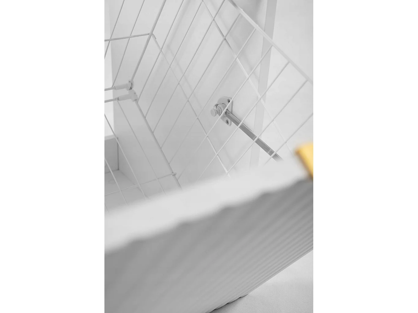 Meuble sous vasque 100cm - avec plan & panier à linge - Blanc Mat – RODAN