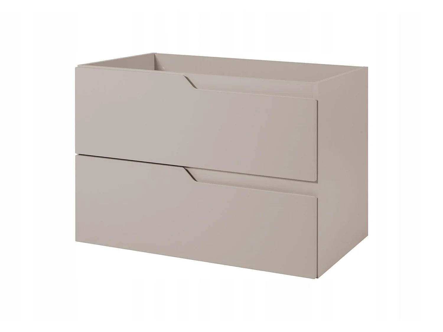 Meuble sous vasque 120cm - avec plan & panier à linge - Cachemire Mat – RODAN