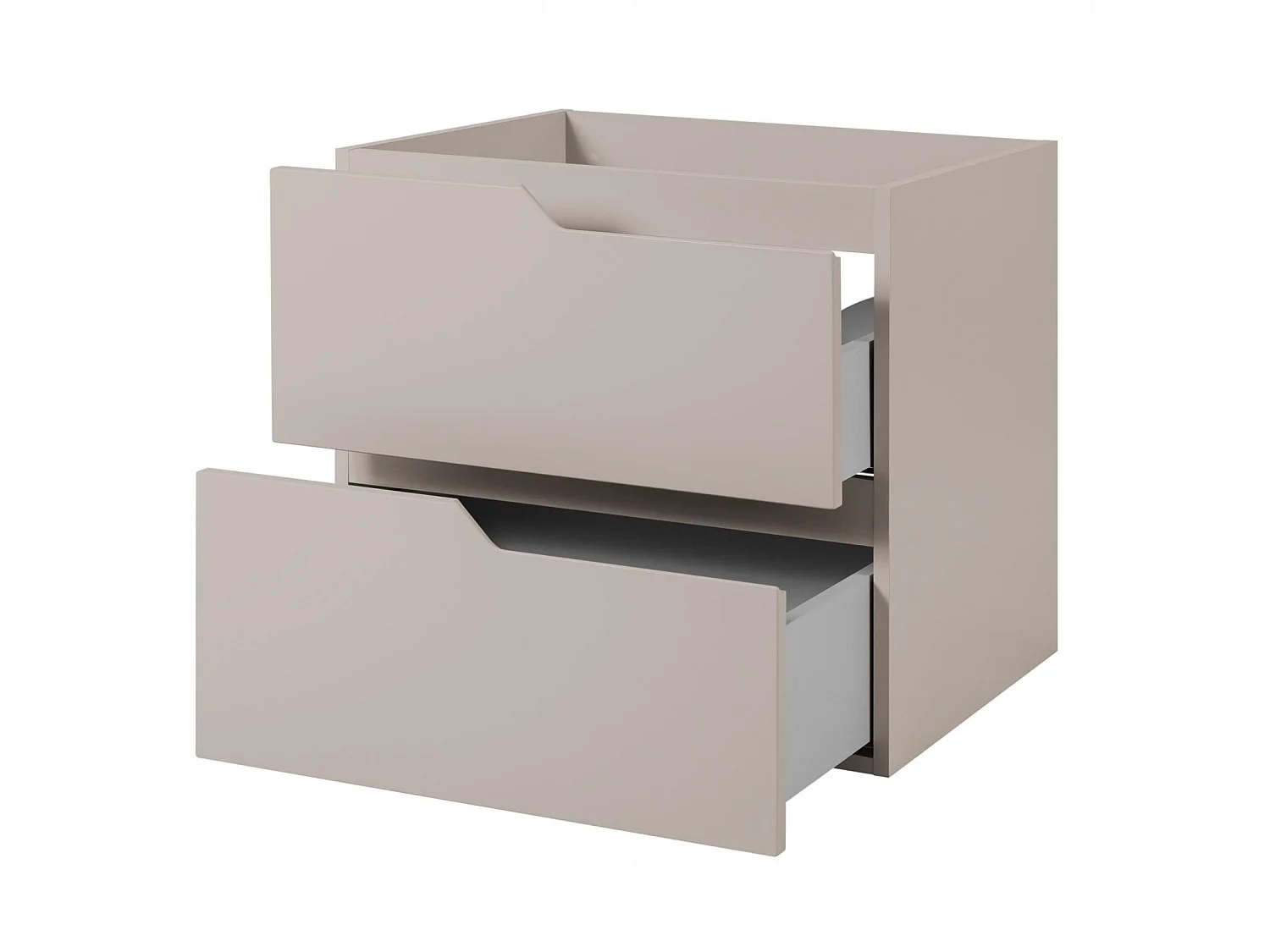 Meuble sous vasque 100cm - avec plan & panier à linge - Cachemire-Blanc – RODAN