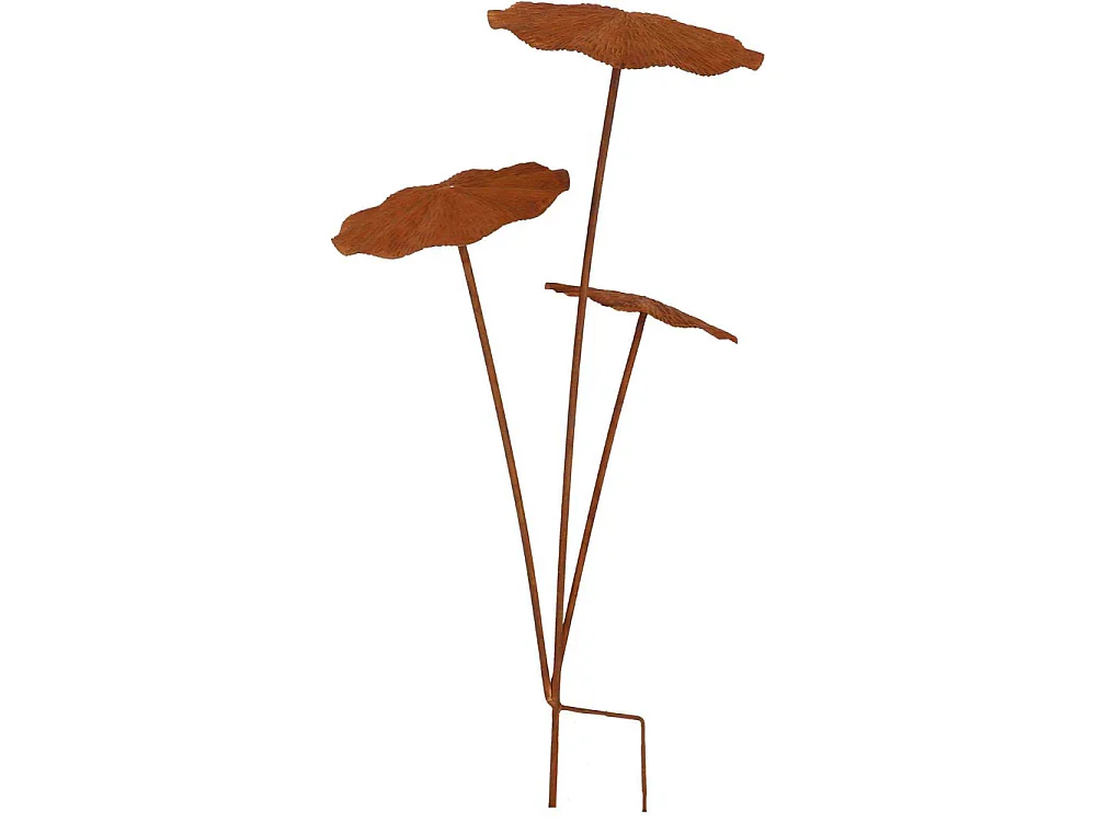 Champignon sur pic en métal rouillé Modèle L