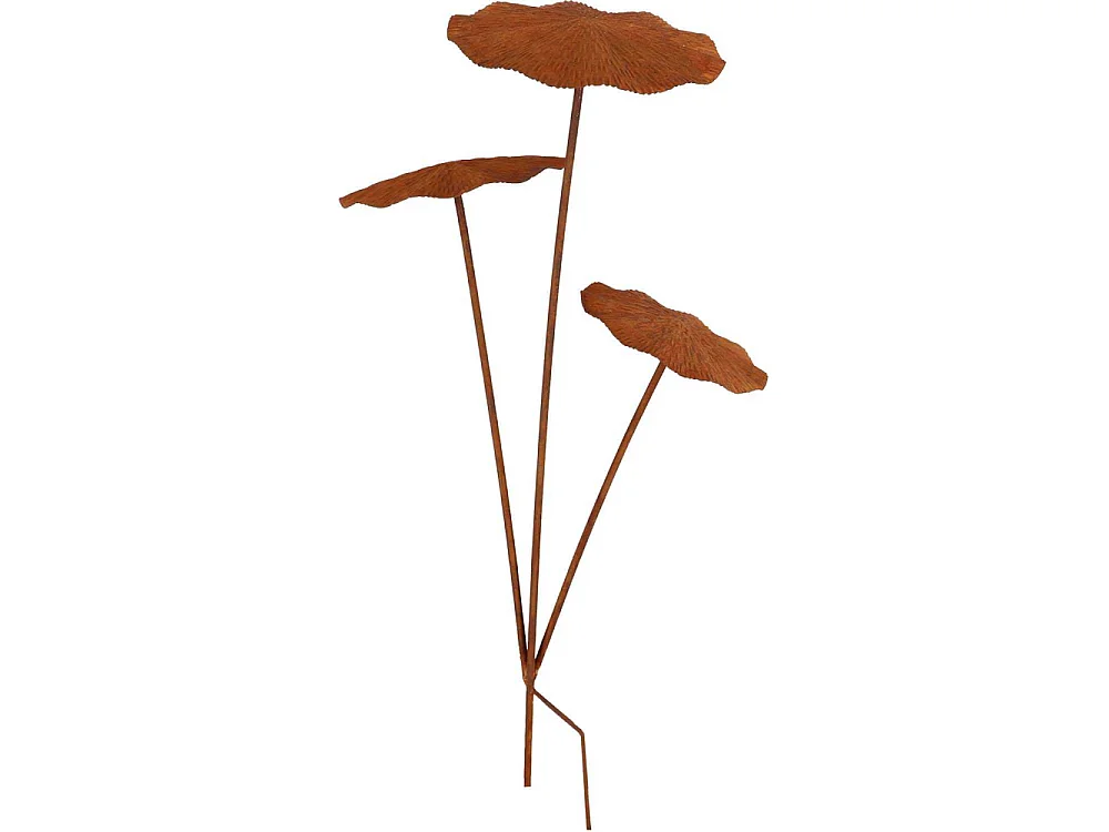 Champignon sur pic en métal rouillé Modèle L