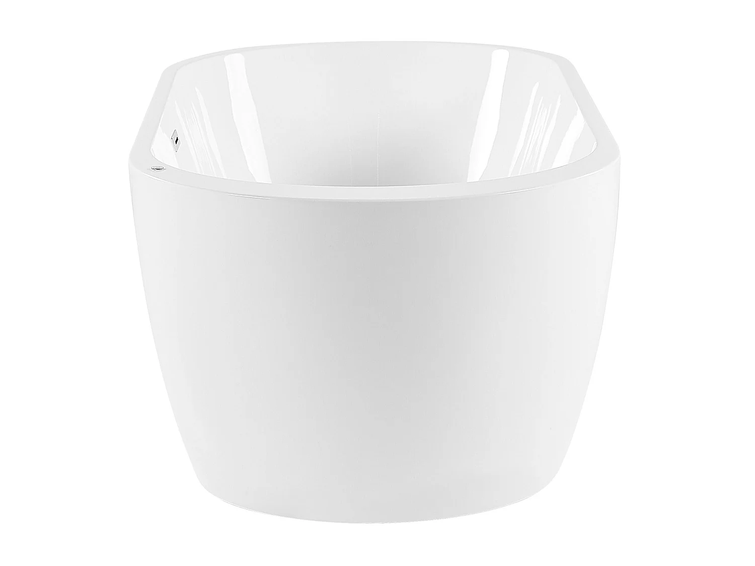 Baignoire îlot blanche 170 x 80 cm avec LED NEVIS III