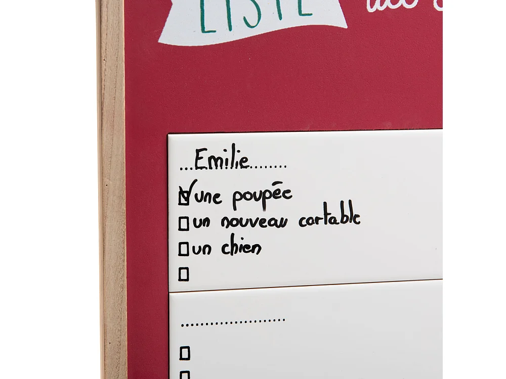 Décoration Murale liste Noël