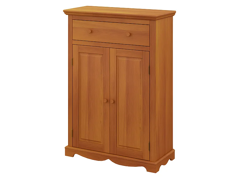 Buffet Le Parisien Charme Pin Miel 2 Portes 1 Tiroir