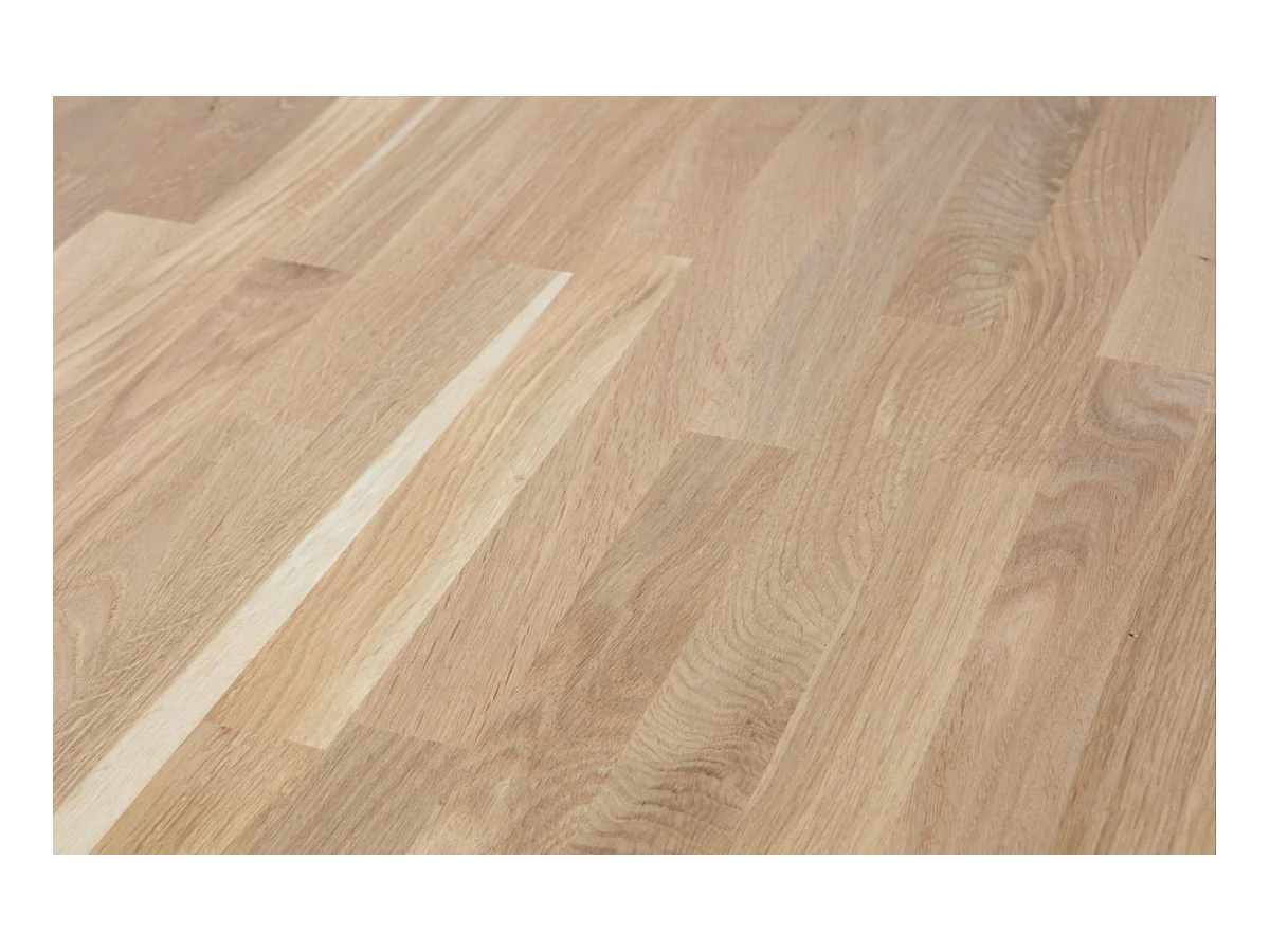 RHONDA - Table à manger ronde en chêne clair