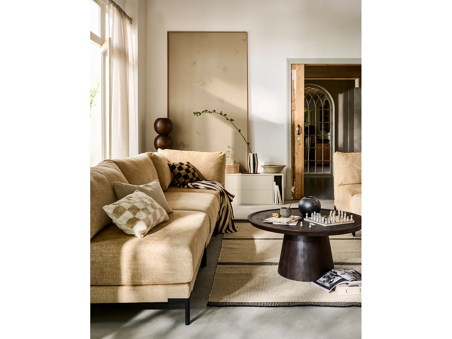 Table d'appoint en manguier COFFEE A GOGO