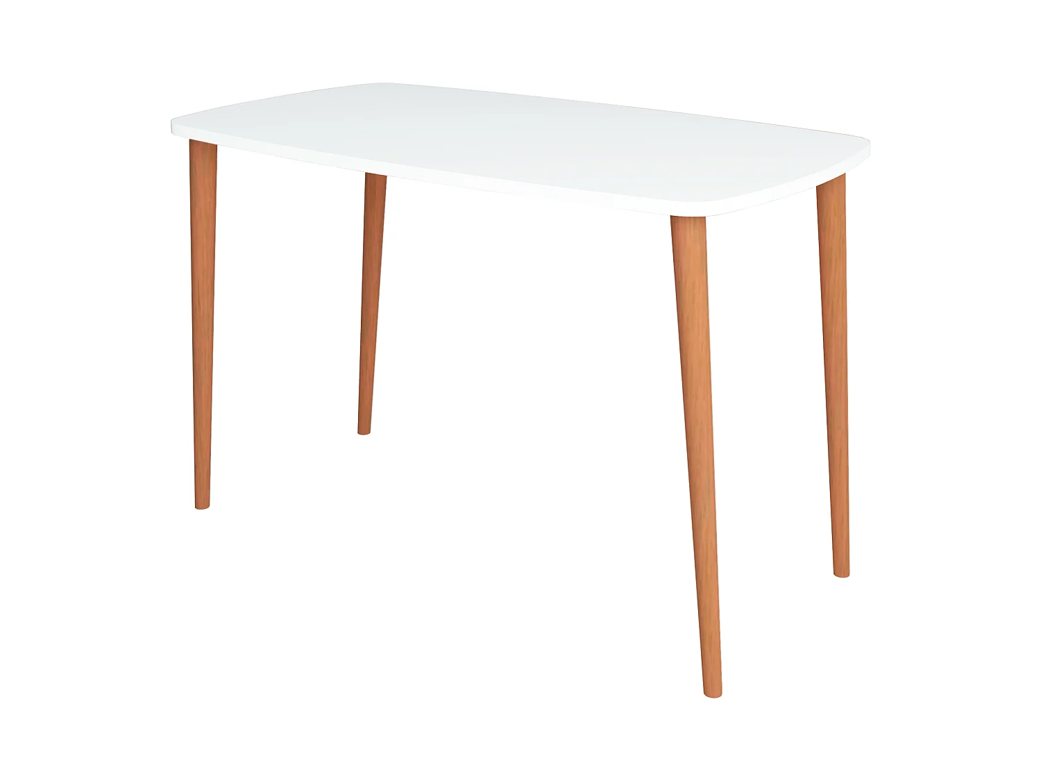 Bureau Kongsberg 70 x 105 x 60 cm blanc [en.casa]