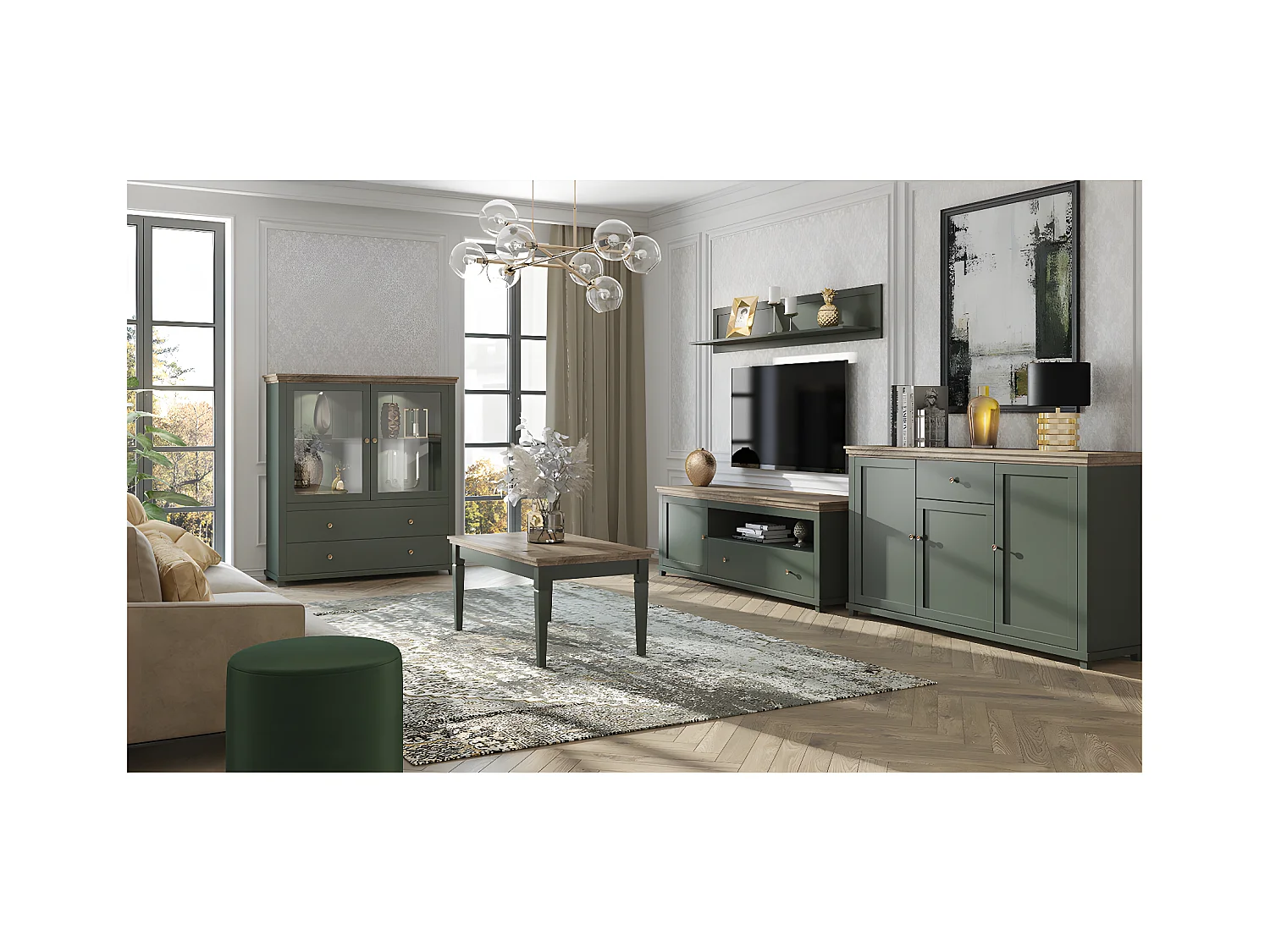 Martin Groen en Houten Salontafel