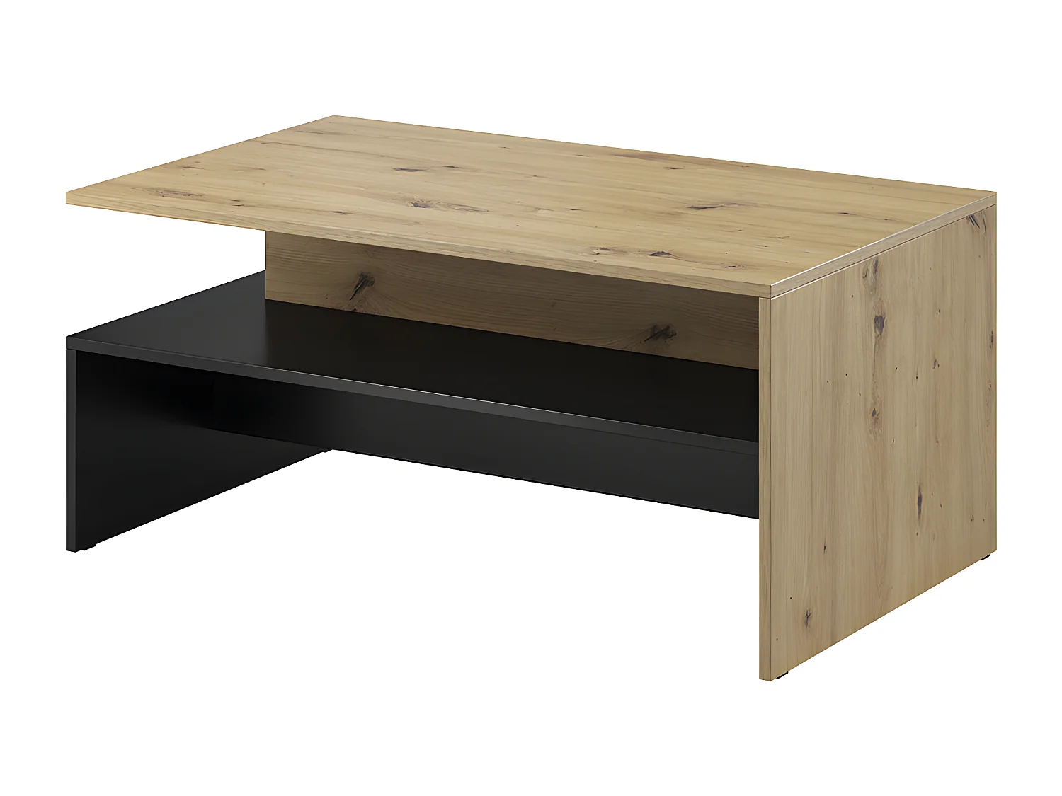 Table basse Sloan Noir et Bois