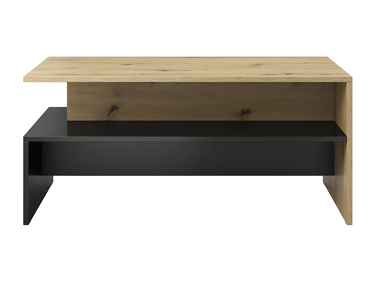 Table basse Sloan Noir et Bois