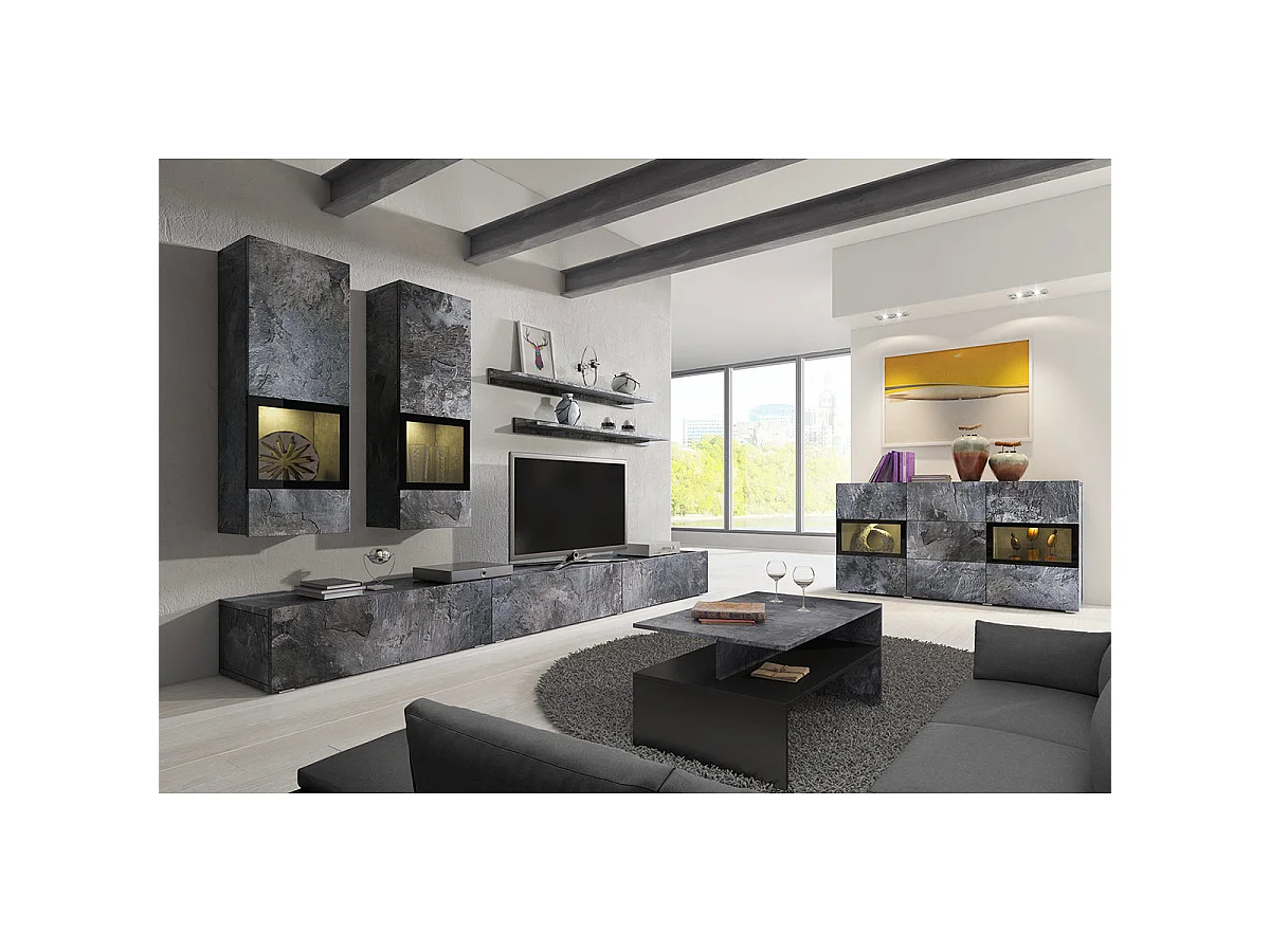 Sloan coffee table Dark concrete
