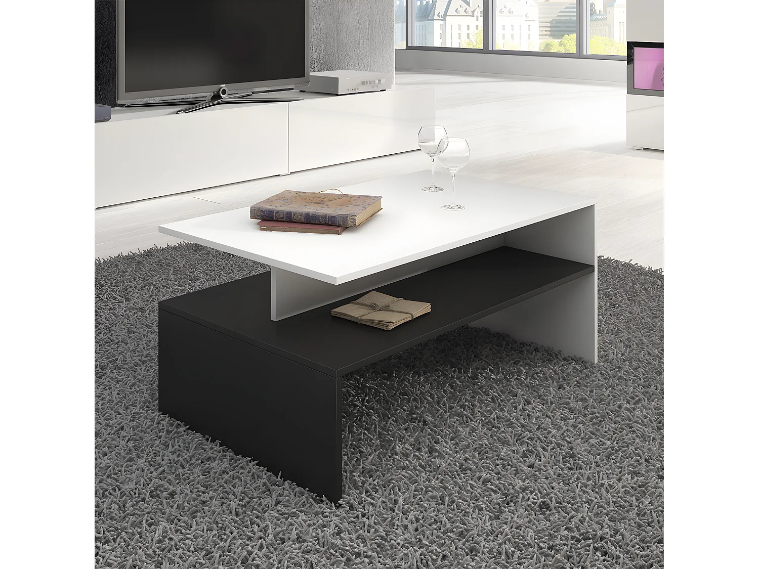 Table basse Sloan Blanc