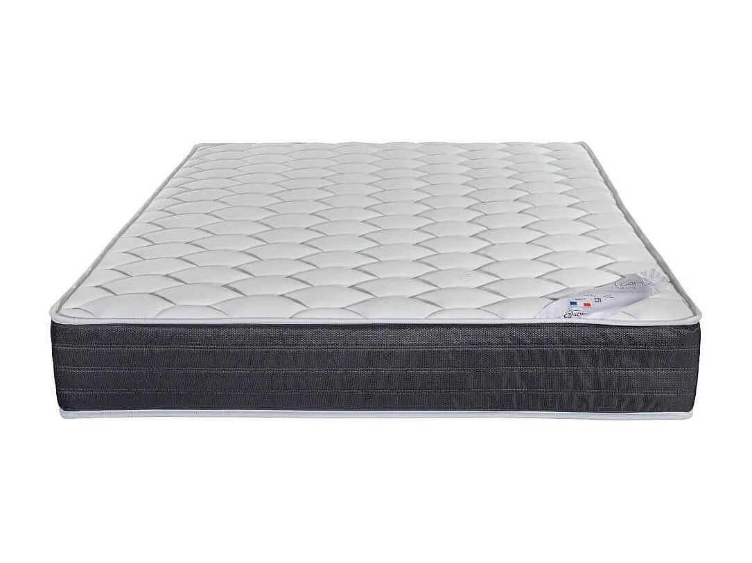 Matelas + sommier tapissier 160x200 Ressorts - Ramage - Soutien ferme