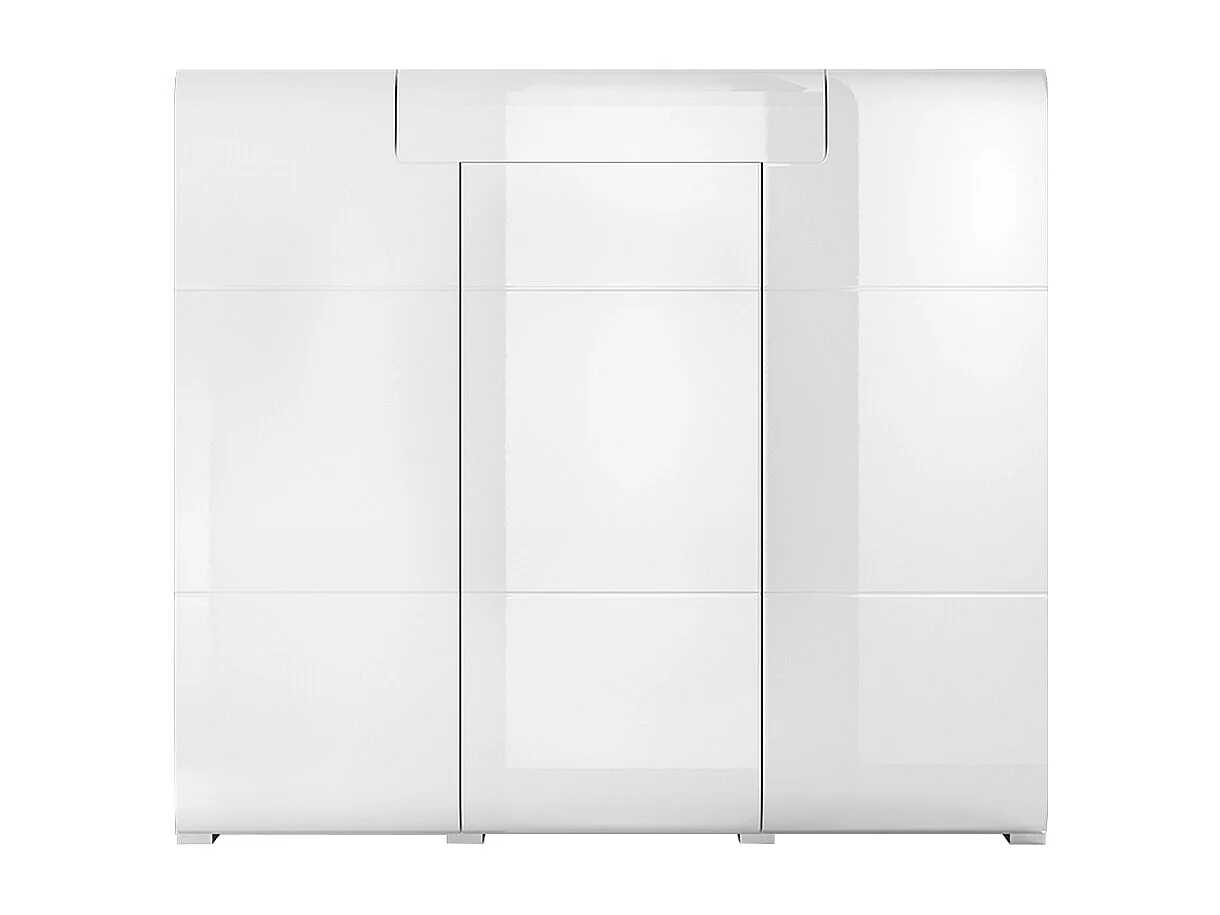 Aparador 3 portas 1 gaveta Jules branco 131cm