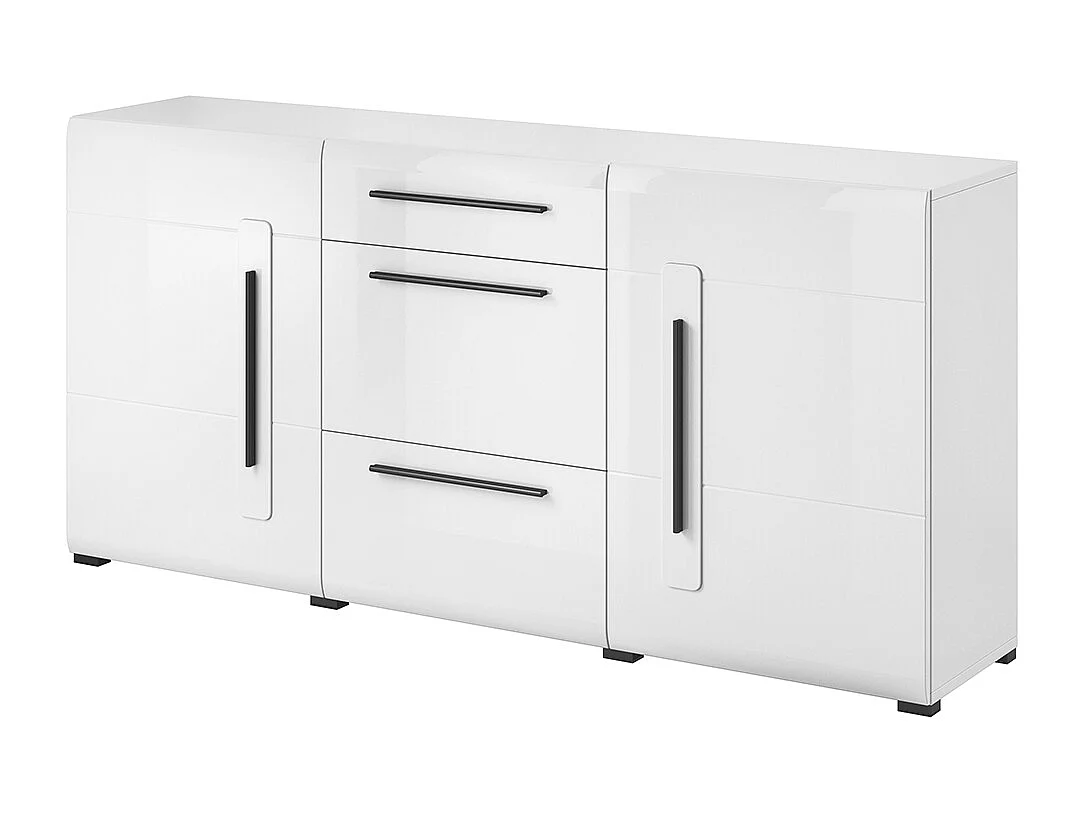 Komoda TULSA 2D3S 180 biała połysk