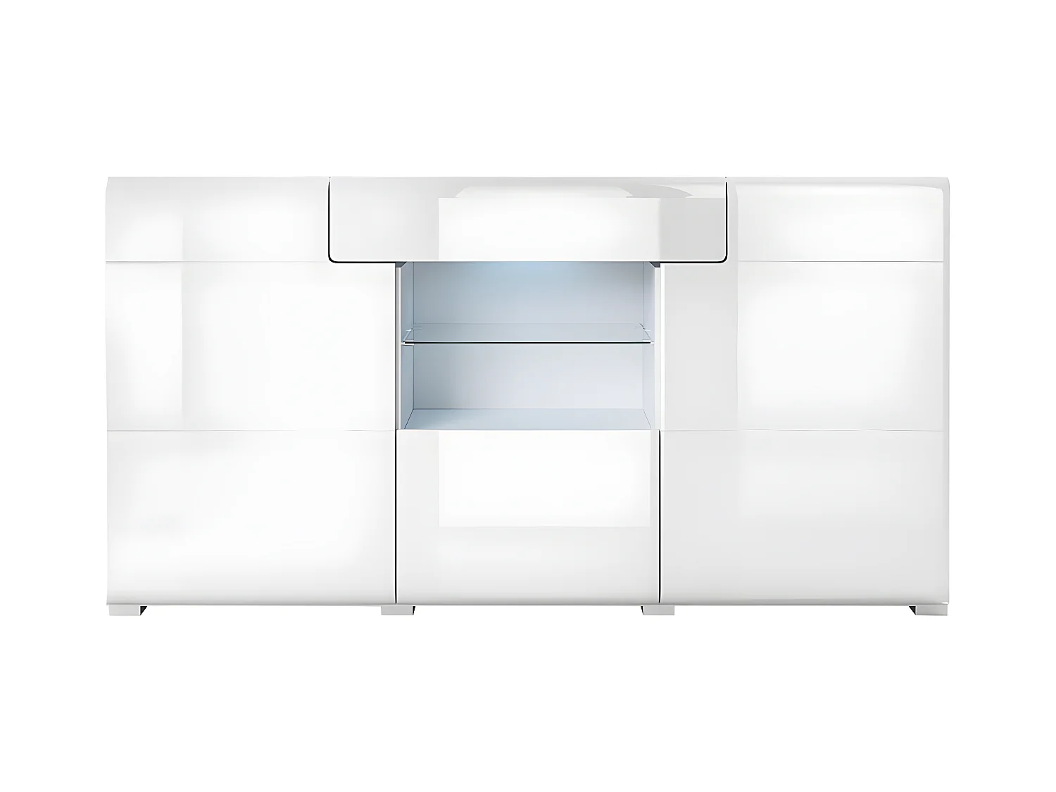 Bufé 3 puertas 1 cajón Jules Blanco