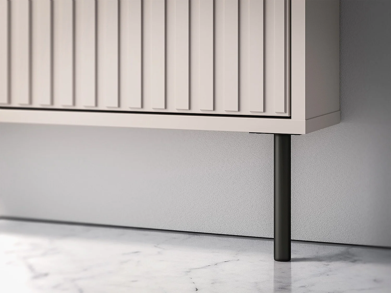 Sideboard, Taupe, 60 cm - Caletto
