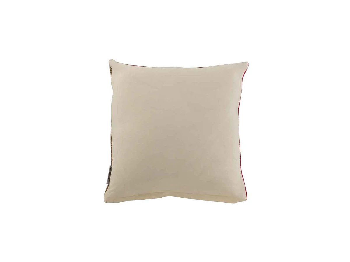 Coussin Déco "Anna" 50x50cm Rose & Naturel