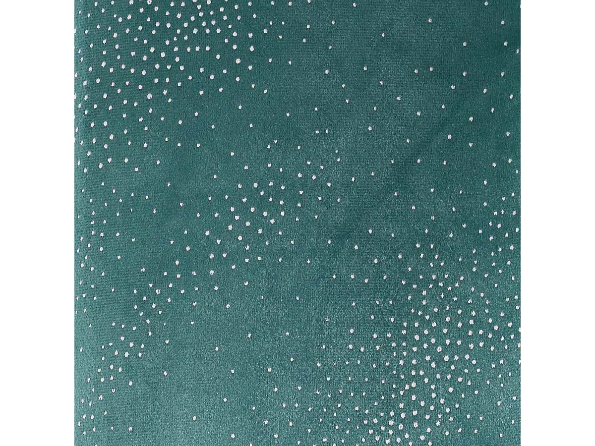 Coussin Velours Déco "Melrose" 40x40cm Pétrole