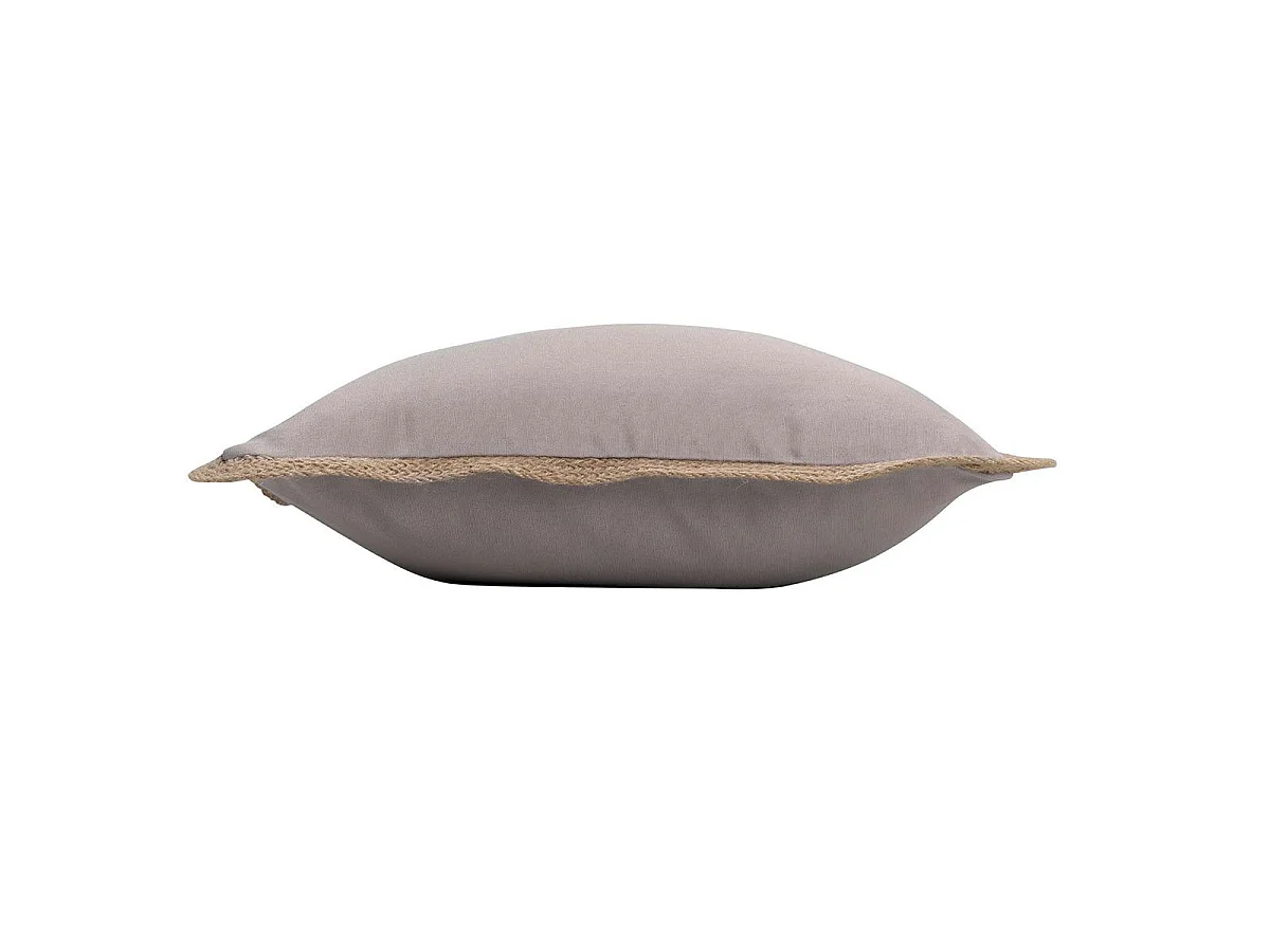 Coussin Déco Carré "Kelonia" 40x40cm Gris