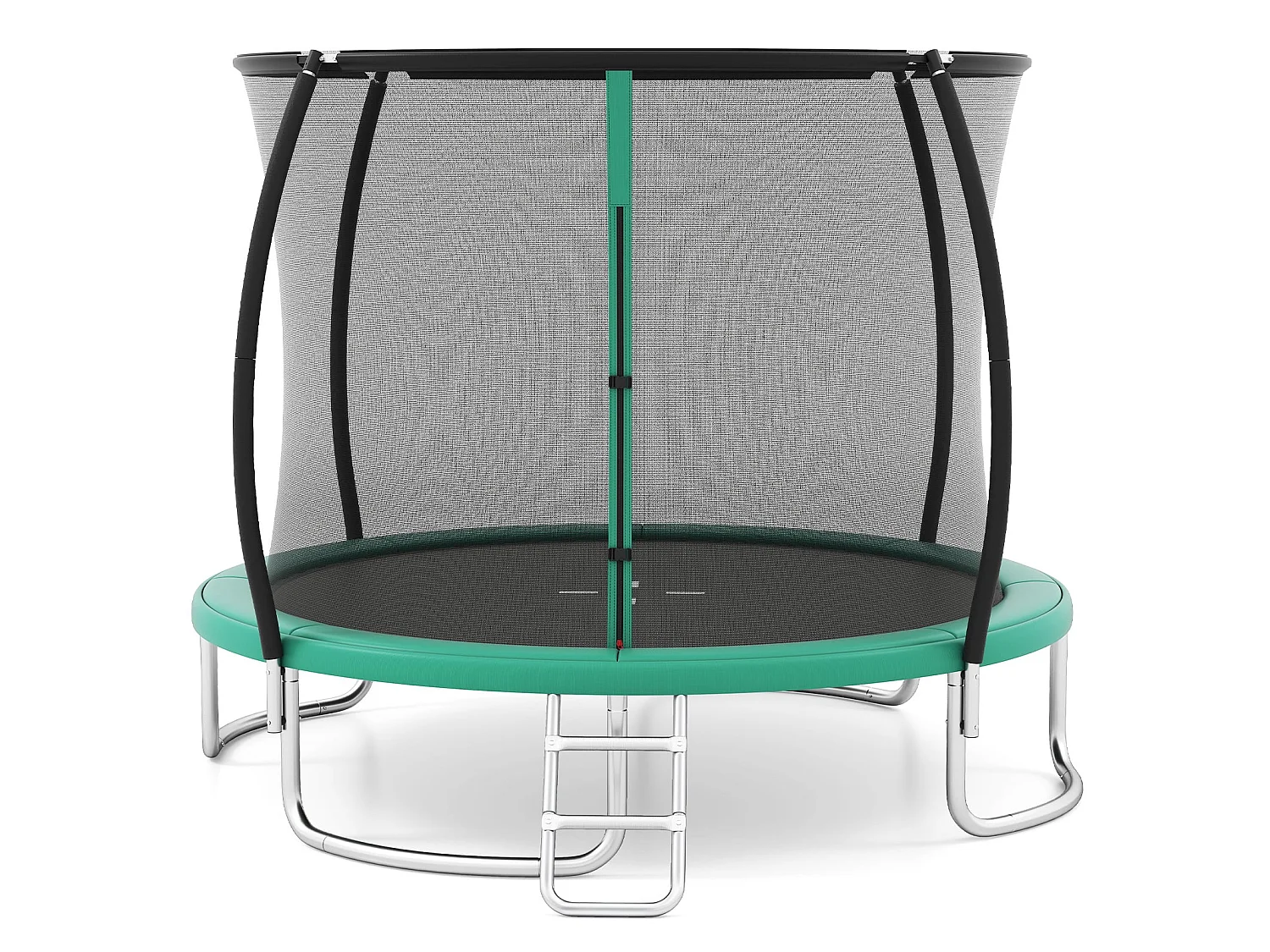 Trampolino da esterno con scaletta Trampolino da giardino 305 cm