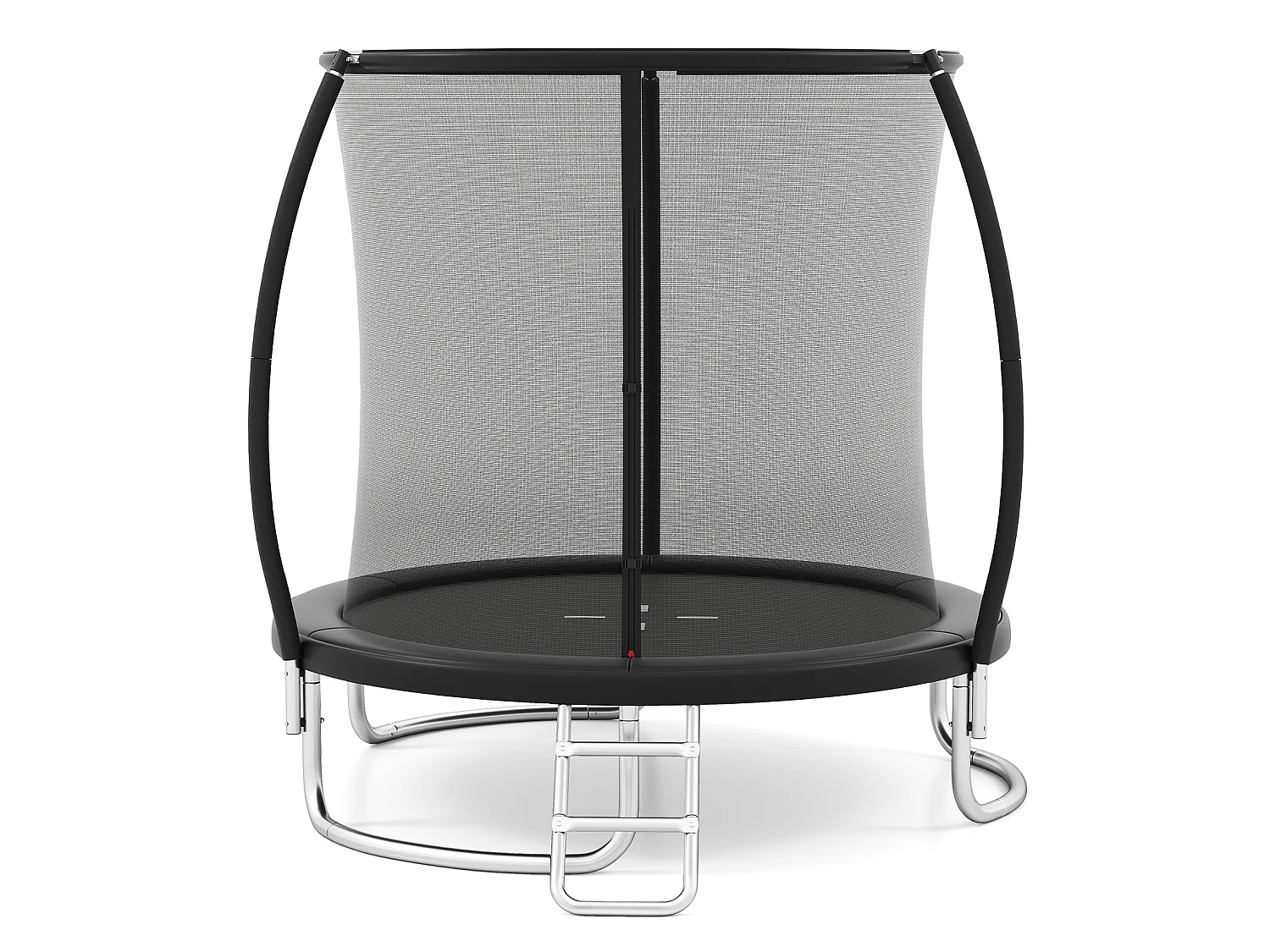 Trampolino da esterno con scaletta Trampolino da giardino 244 cm