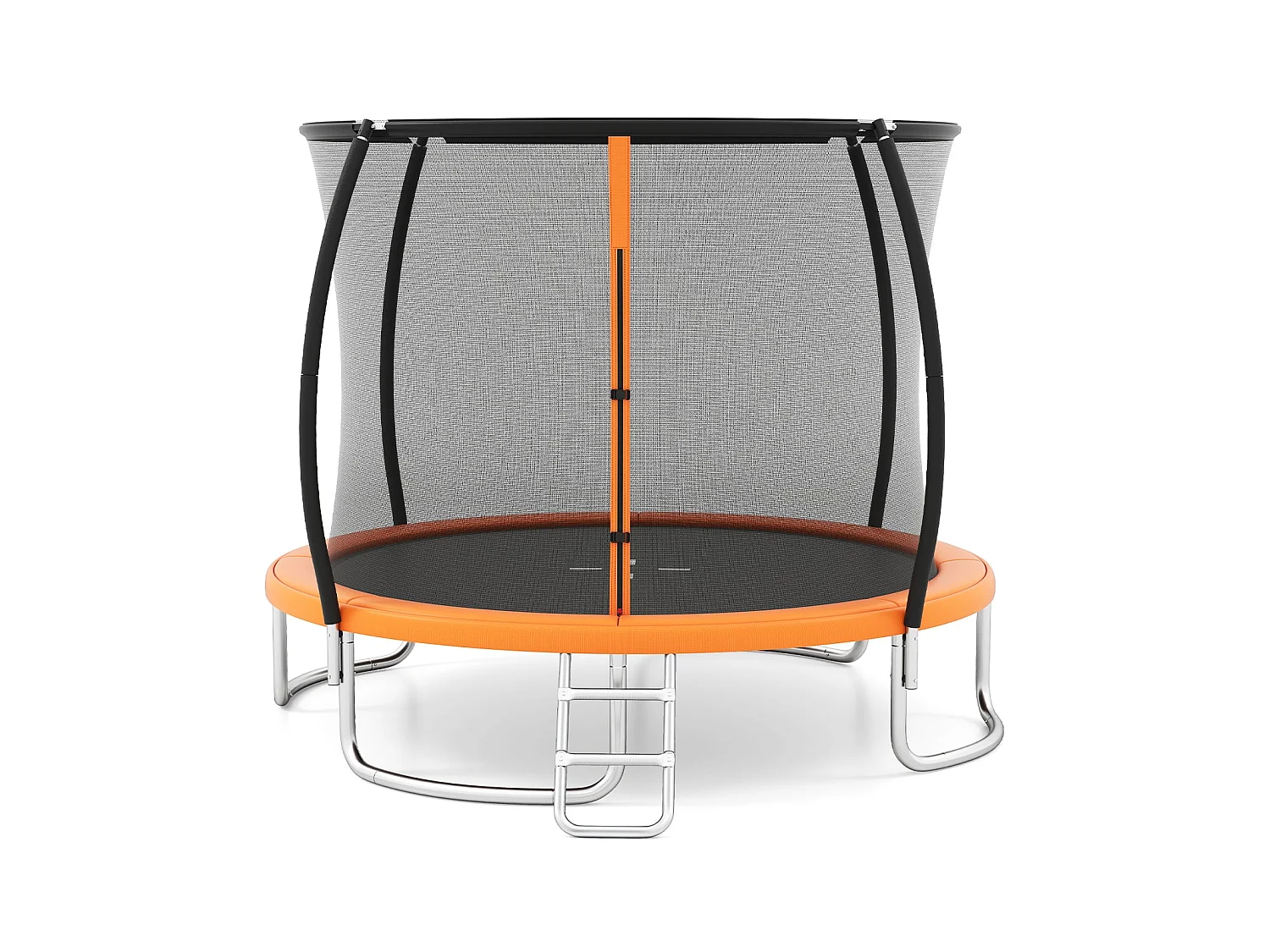 Trampolino da esterno con scaletta Trampolino da giardino 305 cm