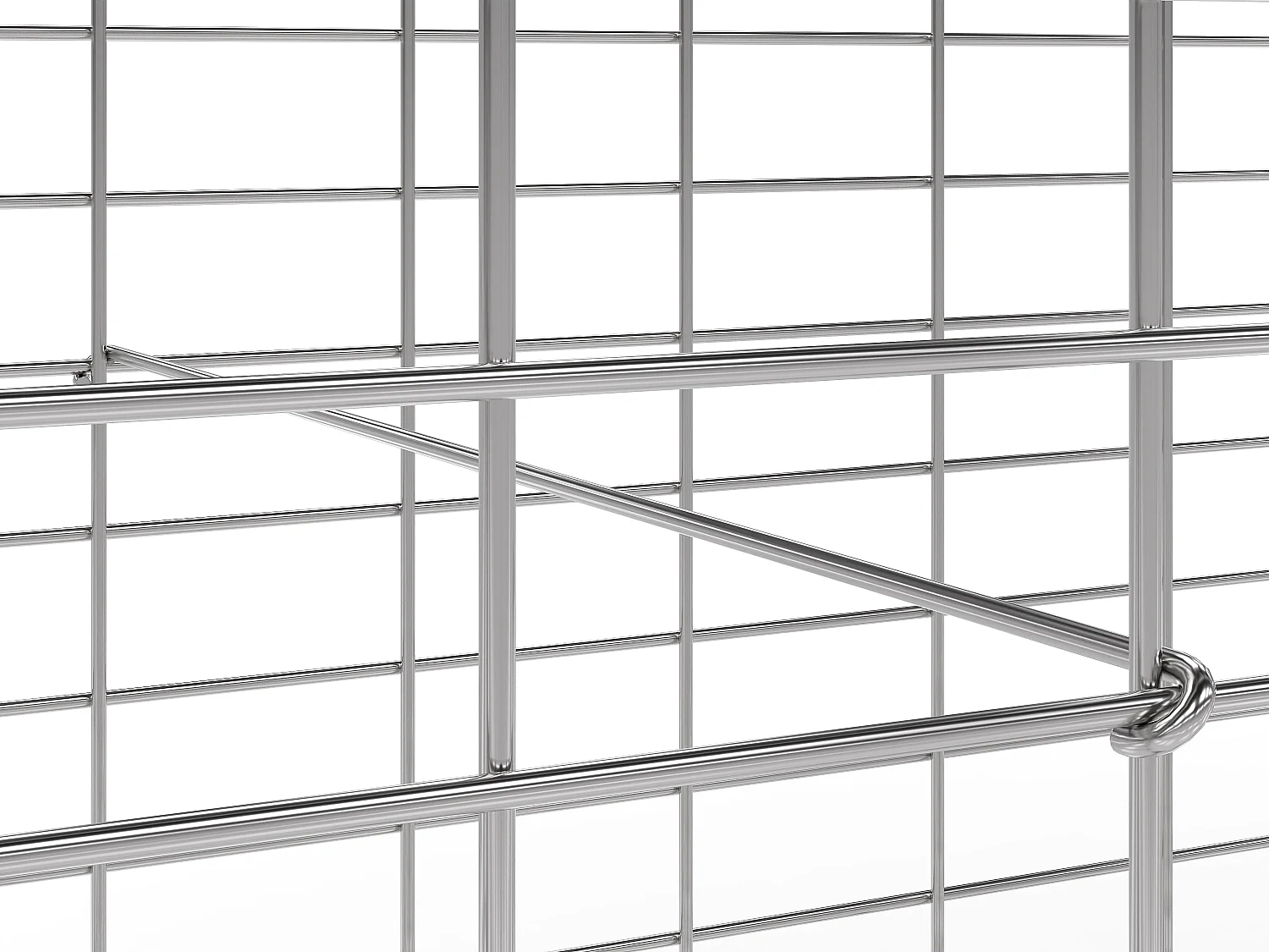 Gabion en acier galvanisé - L200 x l50 x H50 cm - Maille 5 x 10 cm - TERACO