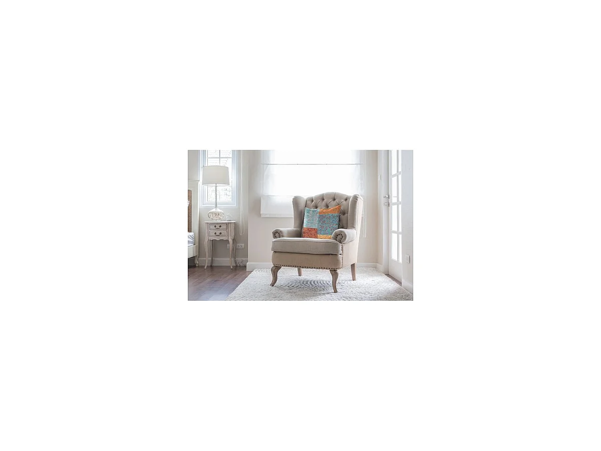 Coussin Patchwork "Symphony" 45x45cm Multicolore