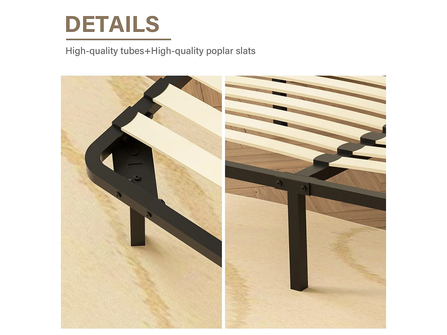 Ensemble Matelas Ressorts et Sommier 160x200, Mémoire De Forme, Ep:30cm