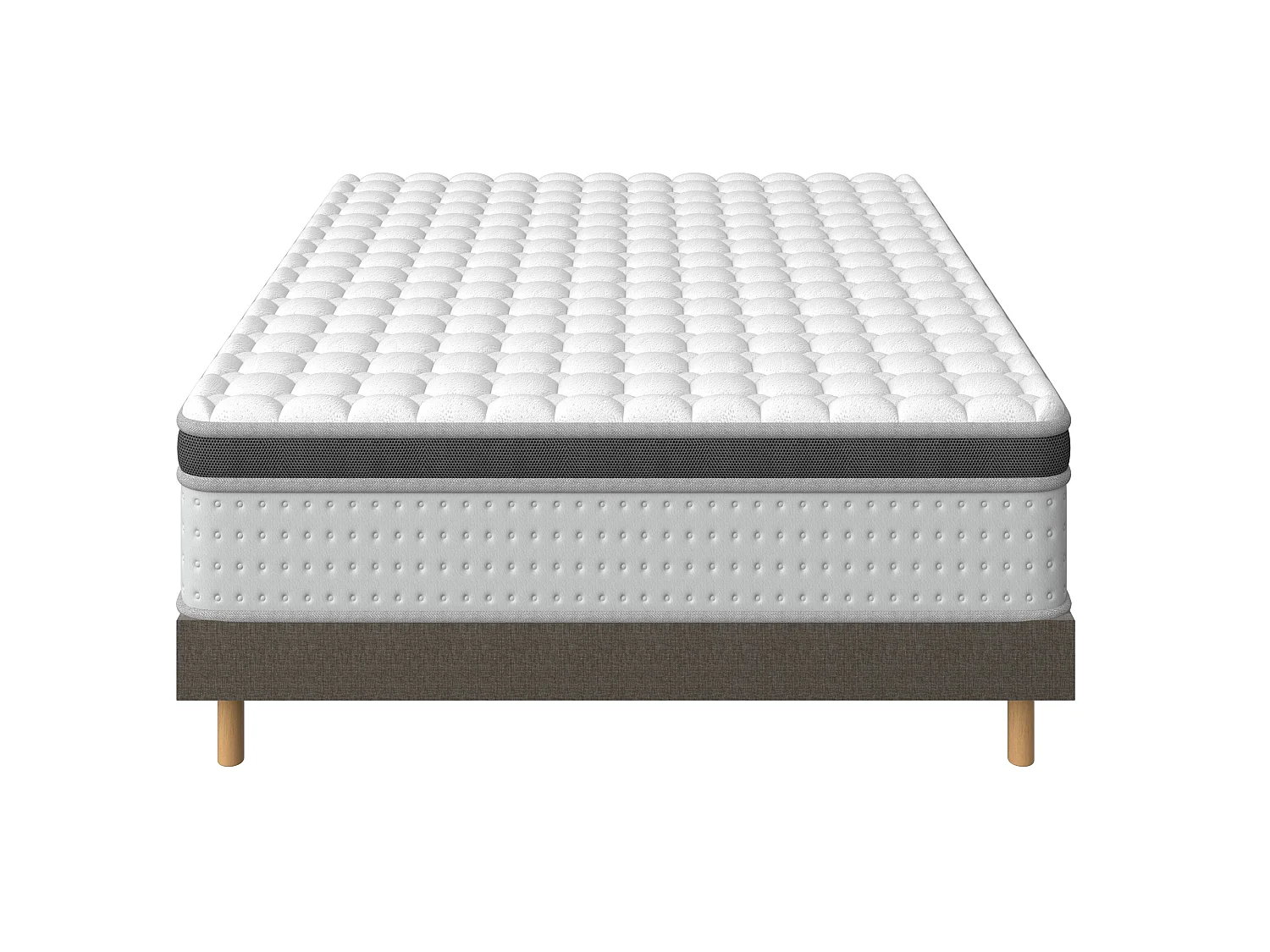Ensemble matelas + sommier 160x200 cm, Mousse à mémoire de forme,30 cm D'épaisseur