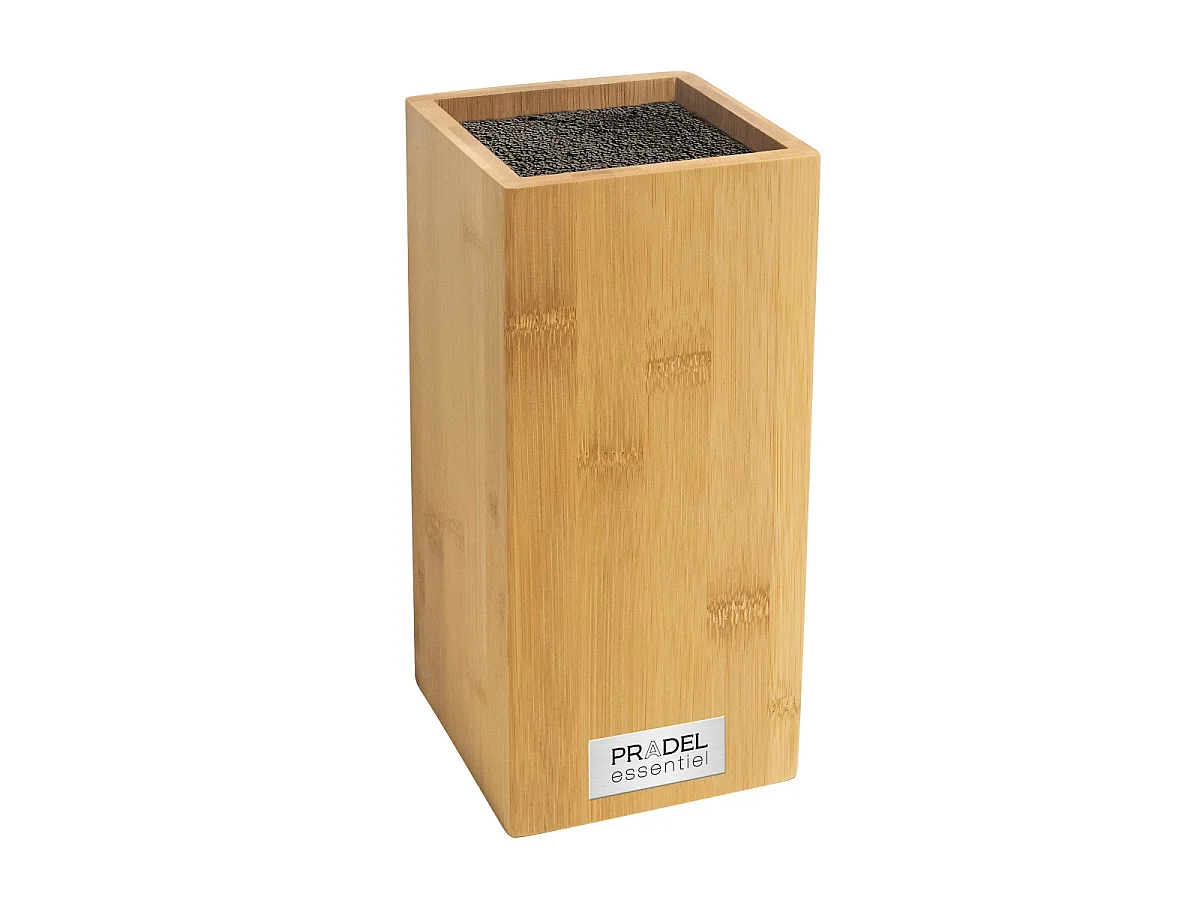 Craft - Bloc Bambou spaghettis avec 4 couteaux de cuisine