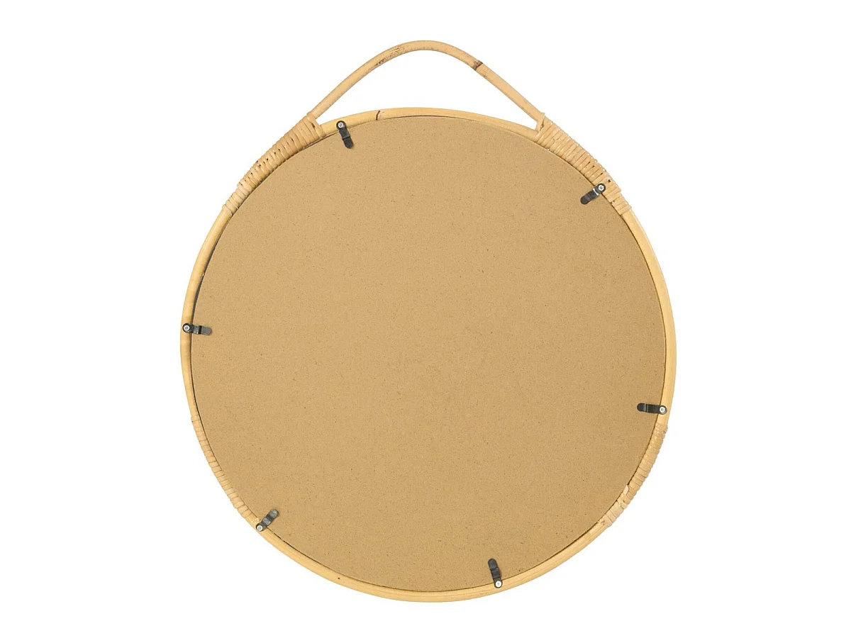 Miroir Mural en Rotin "Jordan" 44cm Naturel