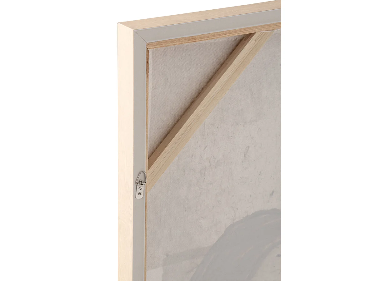 Tableau Déco Cheval "Galop" 92x122cm Beige