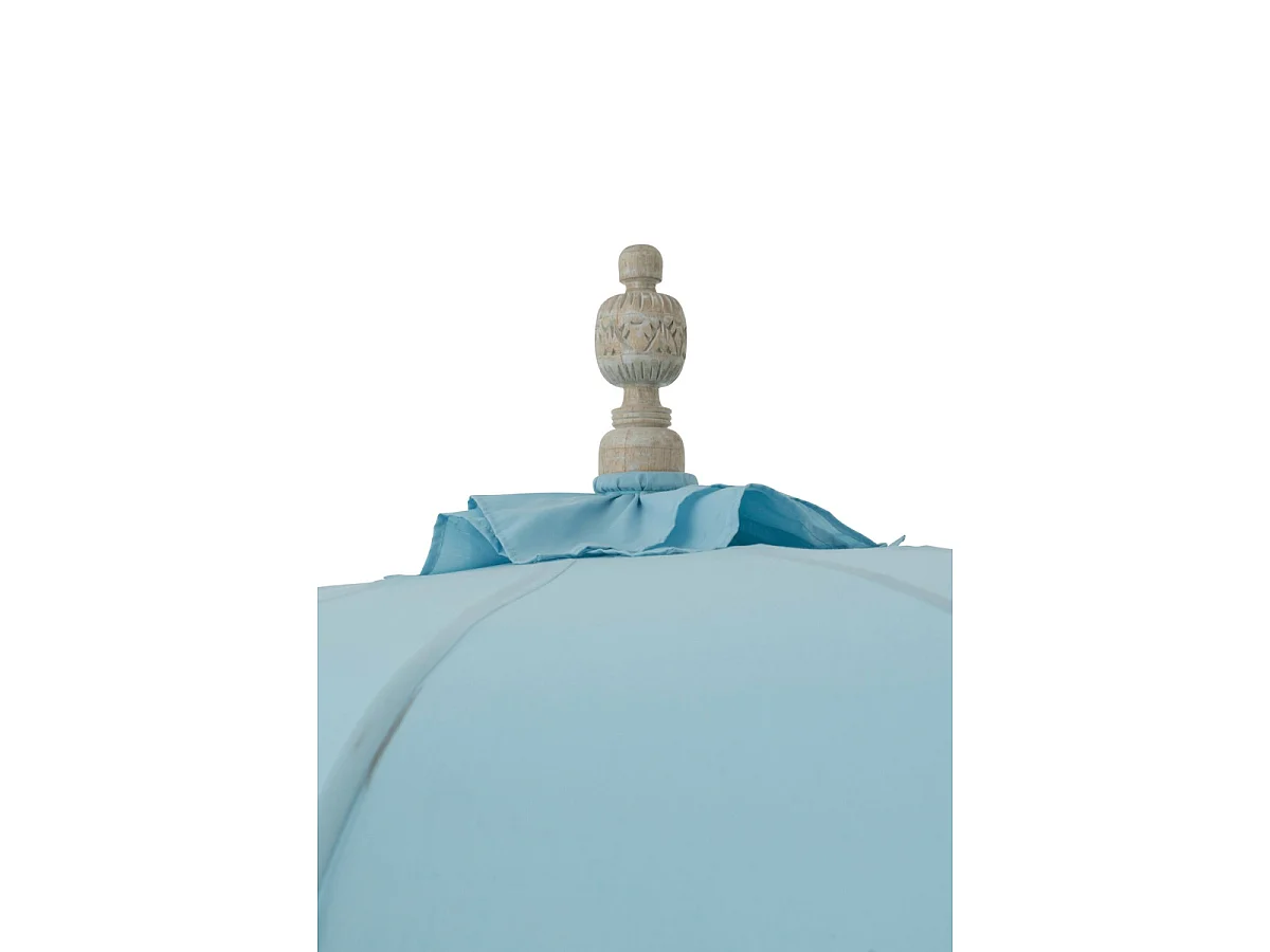 Parasol Rond à Franges "Bobbi" 200cm Bleu
