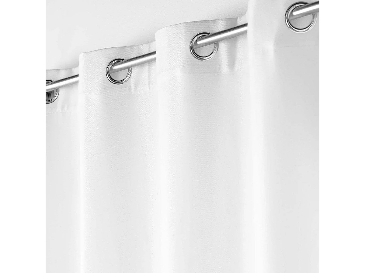 Rideau Occultant "Chinea" 135x240cm Blanc