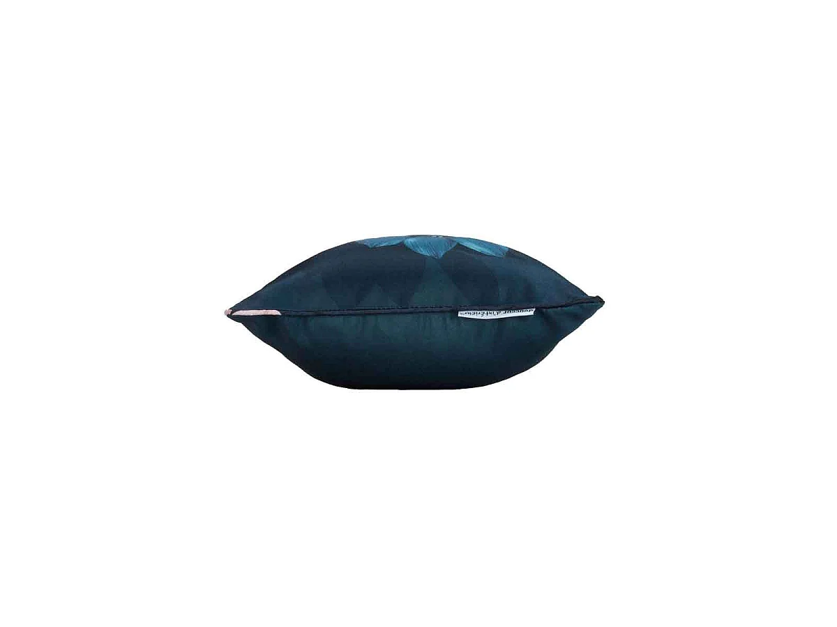 Coussin Déco Imprimé "Belline" 30x50cm Bleu