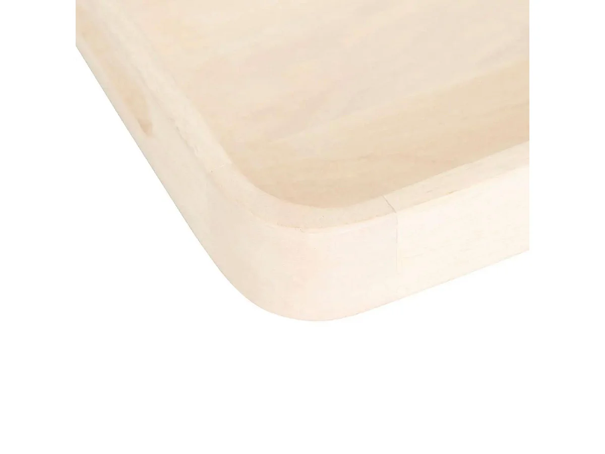 Plateau de Service en Bois "Ward" 34cm Beige
