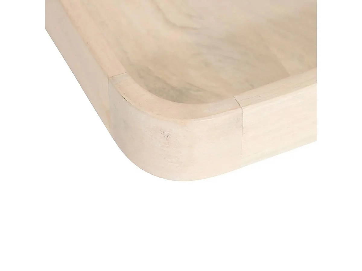 Plateau de Service en Bois "Ward" 25cm Beige