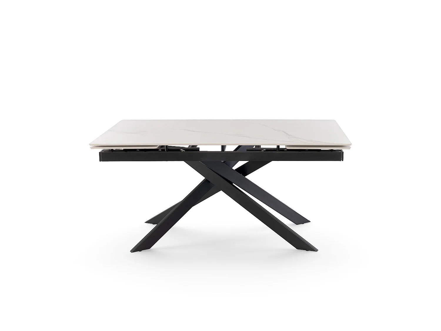 Table extensible en céramique Calacatta Gold, 160-240 cm, Beverly Hills