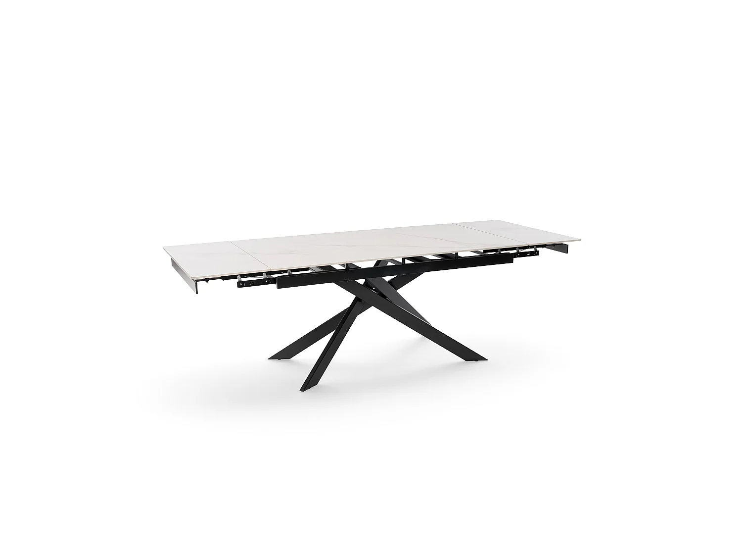 Table extensible en céramique Calacatta Gold, 160-240 cm, Beverly Hills