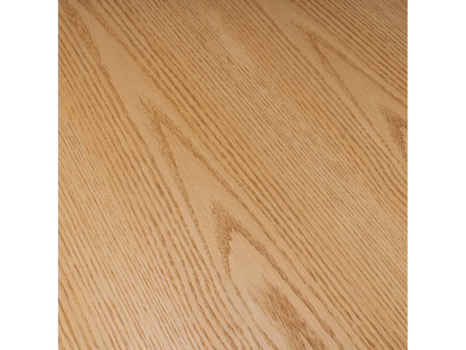 Tavolo rotondo impiallacciato rovere con gambe a X nere Ø100 cm-GIRAGLIA