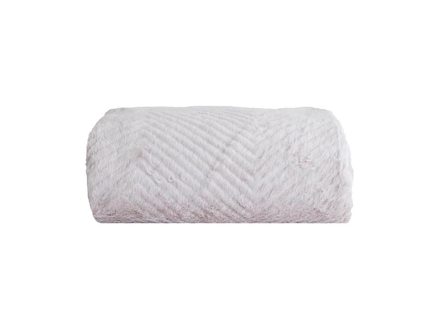 Couverture plaid beige 130x170cm ARYNDAL - SACASA
