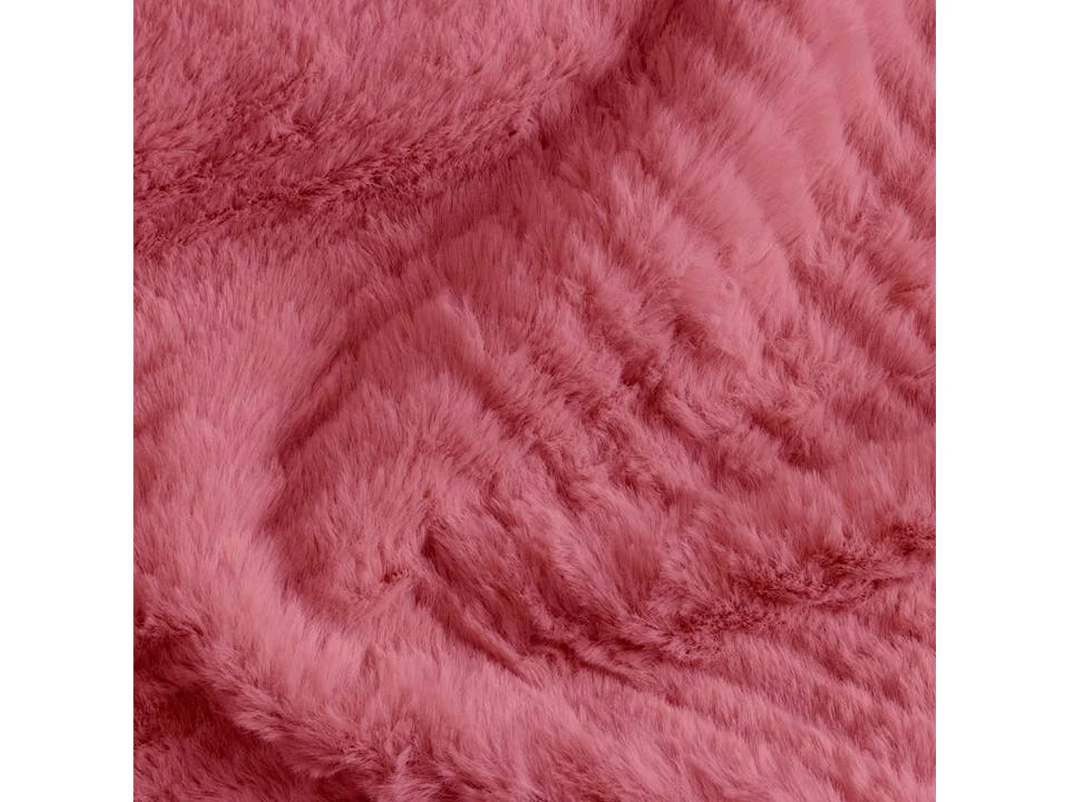 Couverture plaid rouge framboise 130x170cm ARYNDAL - SACASA