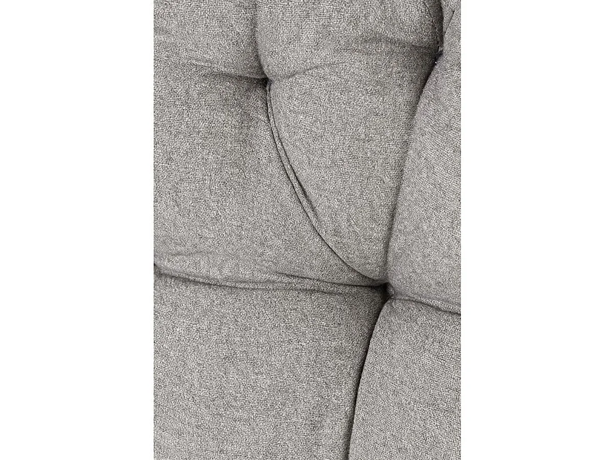 Moderne Hangende Ei Stoel met Crème Stalen Frame en Beige Geweven Hars - H200 cm